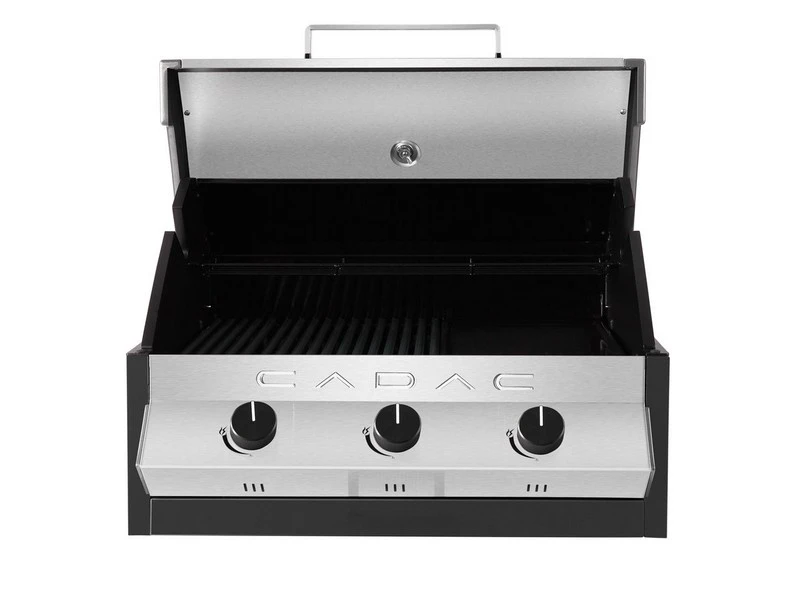 Cadac Inbouwbarbecue Meridian Built-in 3 Brander RVS 5 Cadac Inbouwbarbecue Meridian Built-in 3 Brander RVS - Afbeelding 5
