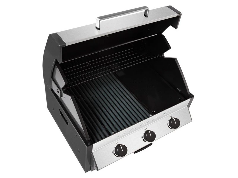 Cadac Inbouwbarbecue Meridian Built-in 3 Brander RVS 6 Cadac Inbouwbarbecue Meridian Built-in 3 Brander RVS - Afbeelding 6