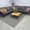 Te Velde Tuinmeubelen Jackson Aluminium Hoek-lounge Set 4 Delig