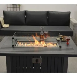 Cozy Living Tuinhaard Vuurtafel Albufeira Carbon Black/grijs -Goedkope Hortus Licht Winkel 13 3 cozy living tuinhaard vuurtafel albufeira carbon blackgrijs 82540