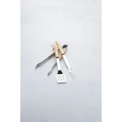 Barbecook 3-delige Standaard Set Uit Rvs En Hout