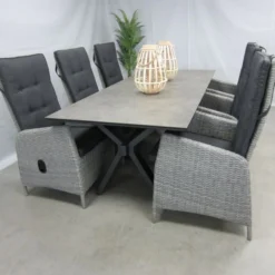 Te Velde Tuinmeubelen Tuinset Ross Met 4so Conrad 220 Tafel -Goedkope Hortus Licht Winkel 16 5 te velde tuinmeubelen tuinset ross met 4so conrad 220 tuintafel rosscon220