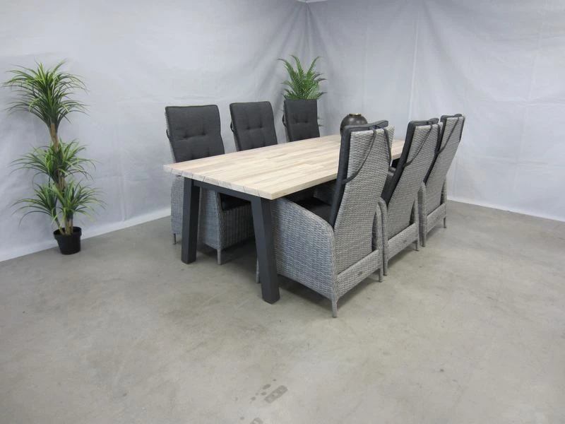 Te Velde Tuinmeubelen Tuinset Ross Met 4so Derby 240 Tafel 4 Te Velde Tuinmeubelen Tuinset Ross Met 4so Derby 240 Tafel - Afbeelding 4