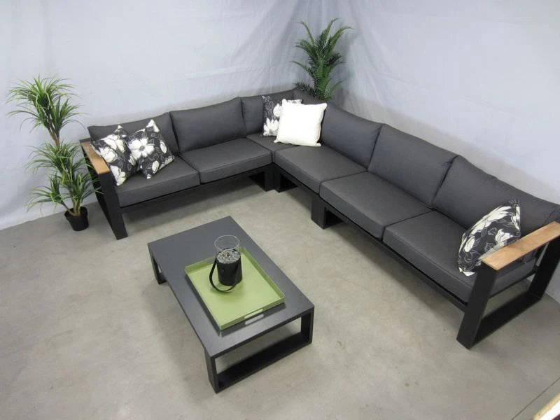 Te Velde Tuinmeubelen Merino Hoeklounge Set 5 Delig 2 Te Velde Tuinmeubelen Merino Hoeklounge Set 5 Delig - Afbeelding 2