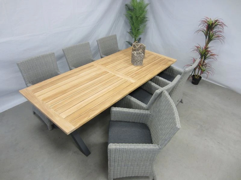 Te Velde Tuinmeubelen Amy Tuinstoel Met Lucan Teak Tuintafel 3 Te Velde Tuinmeubelen Amy Tuinstoel Met Lucan Teak Tuintafel - Afbeelding 3