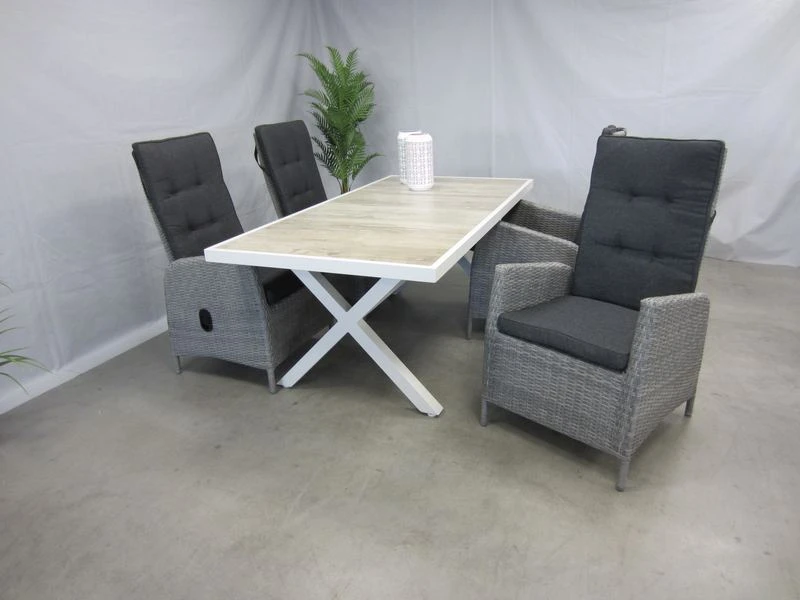 Te Velde Tuinmeubelen Tuinset Ross Met Hartman Canterbury 186 Tafel 2 Te Velde Tuinmeubelen Tuinset Ross Met Hartman Canterbury 186 Tafel - Afbeelding 2