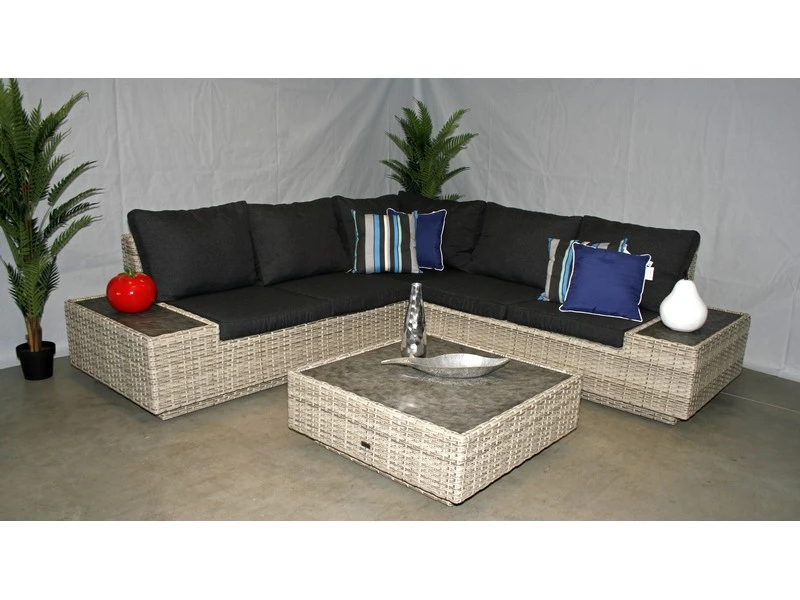 Te Velde Tuinmeubelen Nogaro Hoek Lounge Set 4 Te Velde Tuinmeubelen Nogaro Hoek Lounge Set - Afbeelding 4