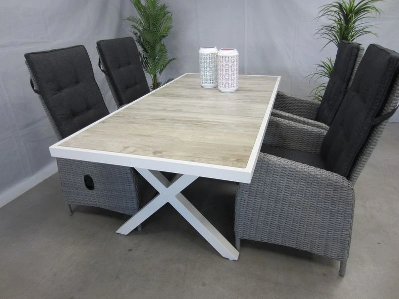 Te Velde Tuinmeubelen Tuinset Ross Met Hartman Canterbury 186 Tafel 4 Te Velde Tuinmeubelen Tuinset Ross Met Hartman Canterbury 186 Tafel - Afbeelding 4