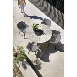 Hartman Tuinset Delphine Black-white Met Provence Tafel 150 -Goedkope Hortus Licht Winkel 20 4 hartman tuinset delphine black white met provence tafel 150 53594008 53015000