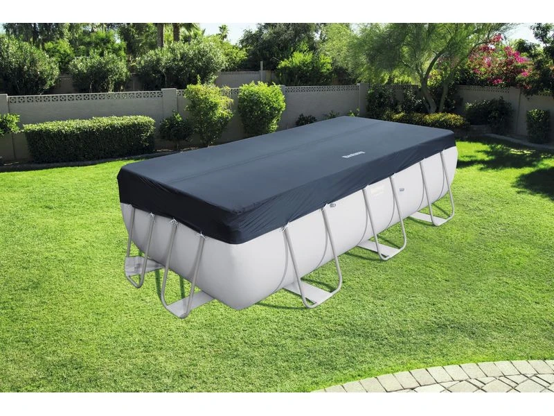 Bestway Flowclear Cover Power Steel Rechthoek 404 /412 1 Bestway Flowclear Cover Power Steel Rechthoek 404 /412