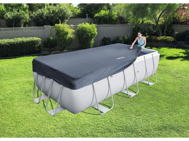 Bestway Flowclear Cover Power Steel Rechthoek 404 /412 3 Bestway Flowclear Cover Power Steel Rechthoek 404 /412 - Afbeelding 3