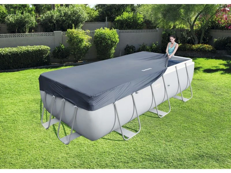 Bestway Flowclear Cover Power Steel Rechthoek 404 /412 4 Bestway Flowclear Cover Power Steel Rechthoek 404 /412 - Afbeelding 4