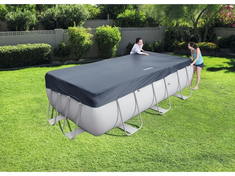 Bestway Flowclear Cover Power Steel Rechthoek 404 /412 5 Bestway Flowclear Cover Power Steel Rechthoek 404 /412 - Afbeelding 5