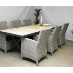 Te Velde Tuinmeubelen Tuinset Amy Met Canterbury Tuintafel