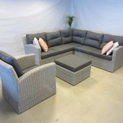 Te Velde Tuinmeubelen Cancun Hoekloungeset Elements