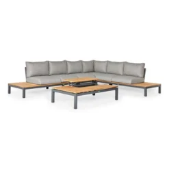 Suns Memphis Platform Teak Lounge Set XL Links 8 Suns Memphis Platform Teak Lounge Set XL Links -Goedkope Hortus Licht Winkel 36 2 suns memphis platform teak lounge set xl links up en down 1 40368498599362