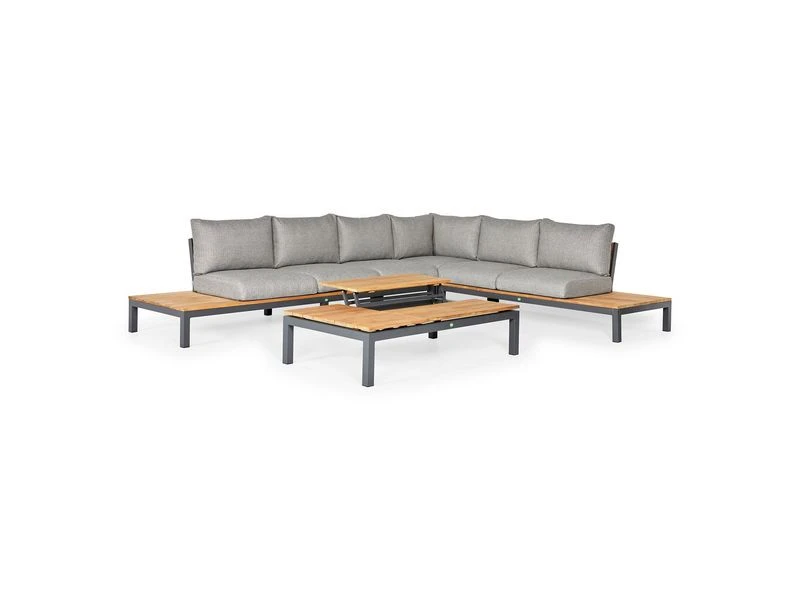 Suns Memphis Platform Teak Lounge Set XL Links 3 Suns Memphis Platform Teak Lounge Set XL Links - Afbeelding 3