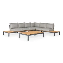 Suns Memphis Platform Teak Lounge Set XL Links 9 Suns Memphis Platform Teak Lounge Set XL Links -Goedkope Hortus Licht Winkel 36 3 suns memphis platform teak lounge set xl links up en down 40368498599362