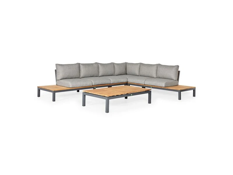 Suns Memphis Platform Teak Lounge Set XL Links 4 Suns Memphis Platform Teak Lounge Set XL Links - Afbeelding 4