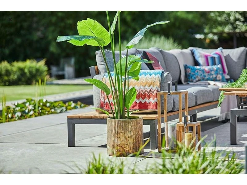 Suns Memphis Platform Teak Lounge Set XL Links 5 Suns Memphis Platform Teak Lounge Set XL Links - Afbeelding 5