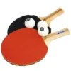 Tafeltennis Set 2 Bats Met 3 Ballen