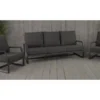 Taste By 4 Seasons Outdoor Mauritius Lounge-sofa-set 3 Zits Matt Carbon