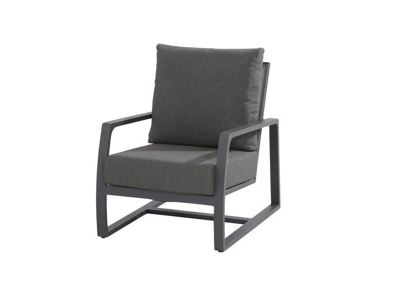 Taste By 4 Seasons Outdoor Mauritius Lounge-sofa-set 3 Zits Matt Carbon 2 Taste By 4 Seasons Outdoor Mauritius Lounge-sofa-set 3 Zits Matt Carbon - Afbeelding 2