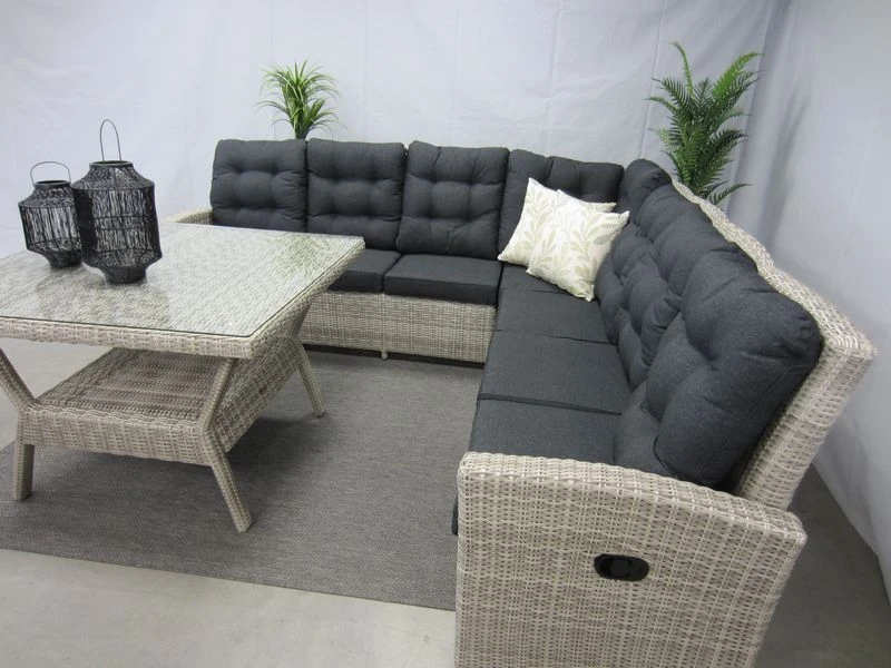 Te Velde Tuinmeubelen Arizona Hoek Lounge Dining Set 2 Te Velde Tuinmeubelen Arizona Hoek Lounge Dining Set - Afbeelding 2