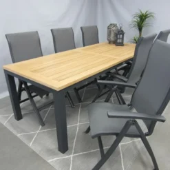 Te Velde Tuinmeubelen Tuinset Milano Tuinstoel Met Palazzo Teak Tuintafel -Goedkope Hortus Licht Winkel 5 3 te velde tuinmeubelen tuinset milano tuinstoel met palazzo teak tuintafel stoel milanopalazzo240