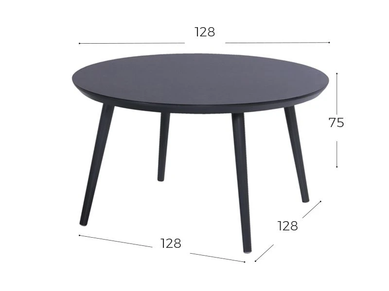 Hartman Sophie Studio Hpl Tuintafel Rond 128 Xerix 2 Hartman Sophie Studio Hpl Tuintafel Rond 128 Xerix - Afbeelding 2