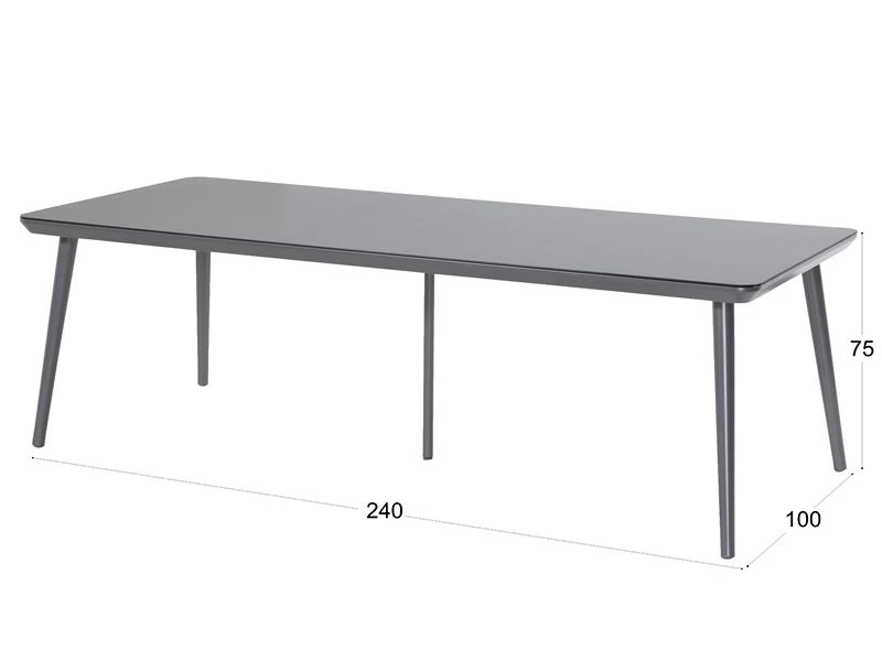 Hartman Sophie Studio Hpl Tuintafel 240 X 100 Xerix 2 Hartman Sophie Studio Hpl Tuintafel 240 X 100 Xerix - Afbeelding 2