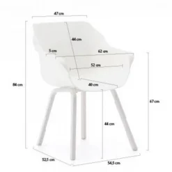 Hartman Tuinset Sophie Element Wit Met Sculpture Tafel 240 -Goedkope Hortus Licht Winkel 7 4 hartman tuinset sophie element wit met beach7 old teak tafel 240 x 100