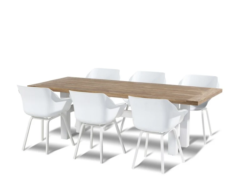 Hartman Tuinset Sophie Element Wit Met Yasmani Tafel 240 1 Hartman Tuinset Sophie Element Wit Met Yasmani Tafel 240