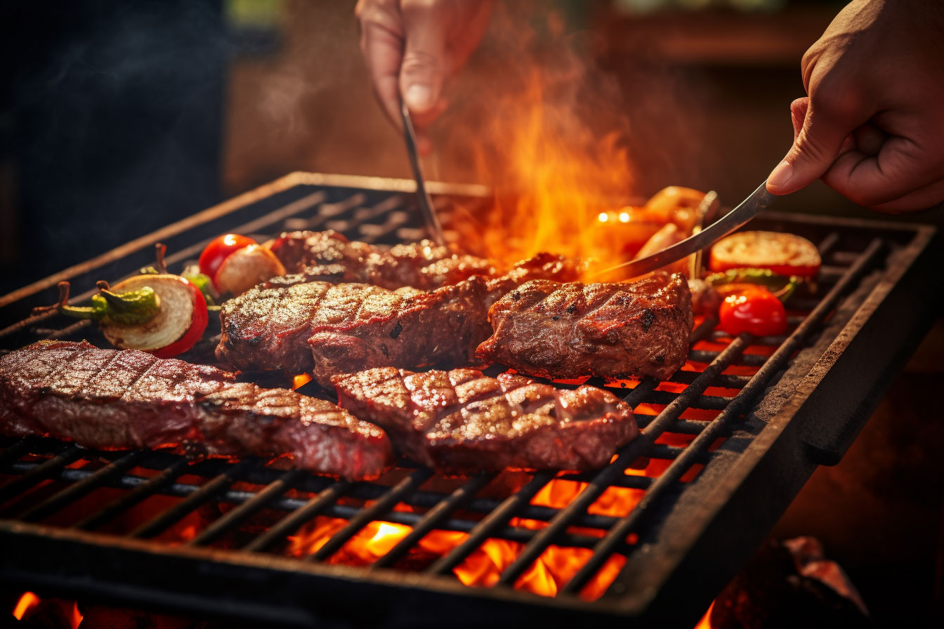 Goedkope Hortus Licht Winkel -Goedkope Hortus Licht Winkel hands grilling raw meat